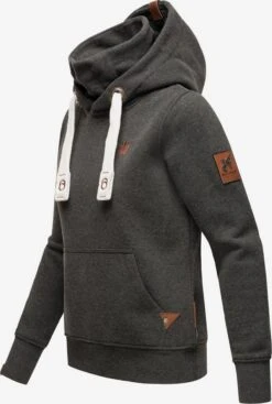 Navahoo Sweats à Capuche Sweat-shirt Raniaa Femme Gris Foncé -Navahoo Soldes f185b2487479b36ea5c46f435656b508