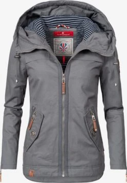 Navahoo Vestes De Mi-saison Veste Mi-saison Wekoo Femme Gris Foncé