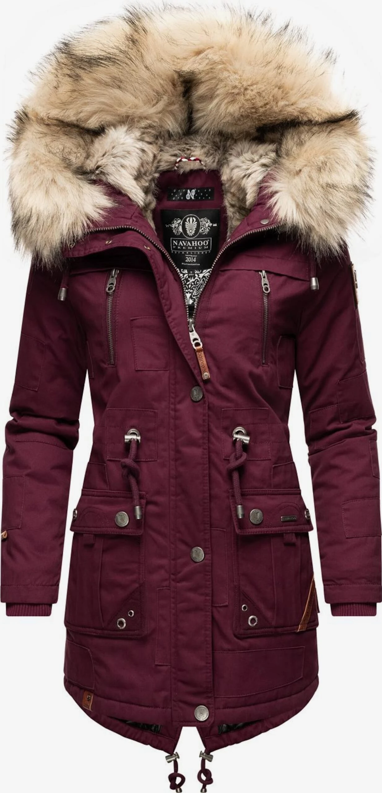 Navahoo Parkas Parka D’hiver Honigfee Femme Bordeaux 3 Navahoo Parkas Parka D’hiver Honigfee Femme Bordeaux