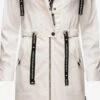 Navahoo Parkas Parka Mi-saison Josinaa Femme Blanc -Navahoo Soldes f40a37aeae8098cc78e85e5e406575b6