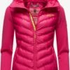 Navahoo Vestes De Mi-saison Veste Mi-saison Nimm Mich Mit Femme Rose Foncé -Navahoo Soldes f6aa14358e7237f6f3bc1f8f92af00f9