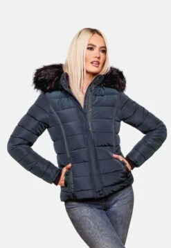 Navahoo Vestes Dhiver Veste D’hiver Miamor Femme Bleu Nuit -Navahoo Soldes f77aa08b6b8bb5b60ef6b199a36c70d0