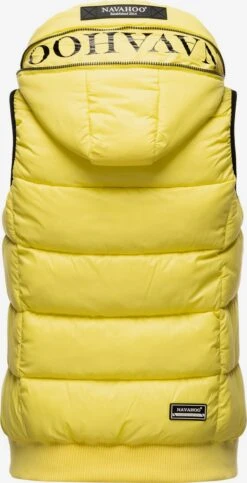 Navahoo Vestes Sans Manches Gilet Kassidy Femme Jaune -Navahoo Soldes f913a9fbda742e4265b9a7c3fa621c88