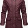 Navahoo Manteaux De Pluie Manteau Mi-saison Femme Bordeaux -Navahoo Soldes fa2db475e8246981c2057d01ef0690c5