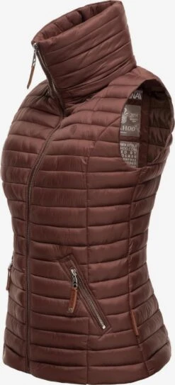 Navahoo Vestes Sans Manches Gilet Shadaa Femme Marron Châtaigne -Navahoo Soldes faf89f310465f0d2cbbedc02bad2ce30