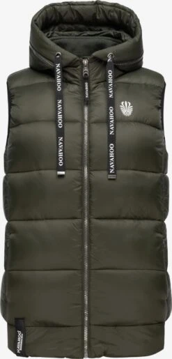 Navahoo Vestes Sans Manches Gilet Kassidy Femme Kaki
