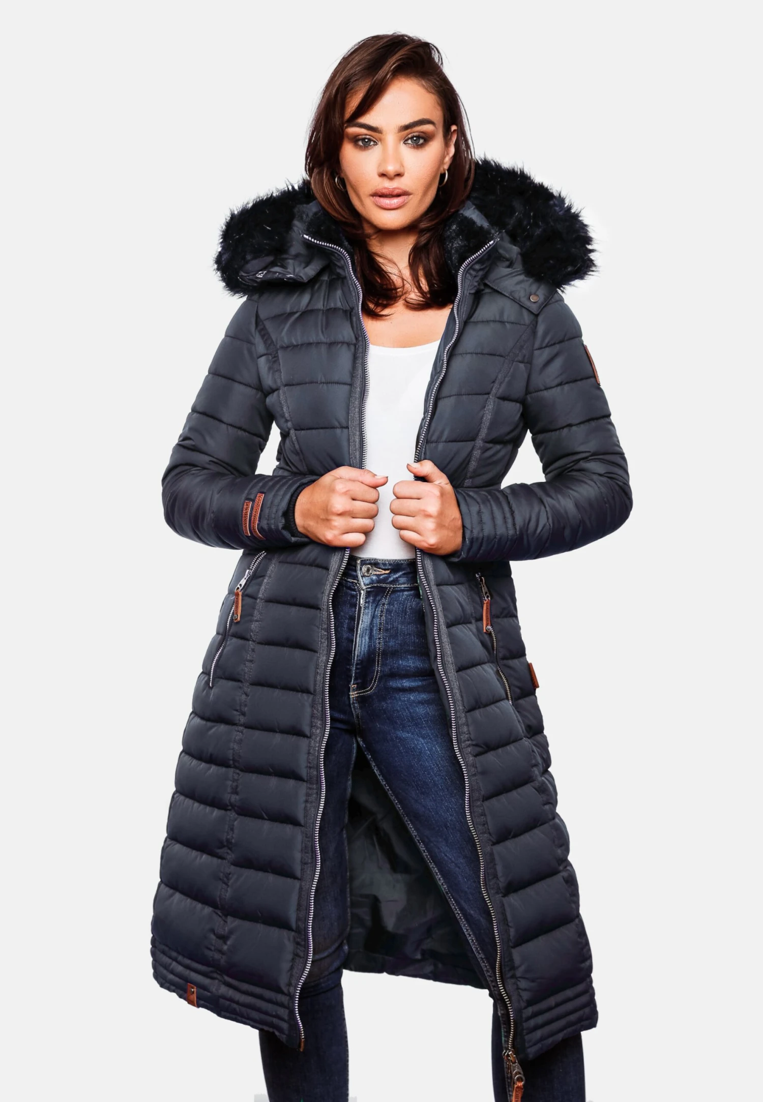 Navahoo Manteaux Dhiver Manteau D’hiver Umay Femme Bleu Nuit 10 Navahoo Manteaux Dhiver Manteau D’hiver Umay Femme Bleu Nuit - Image 8