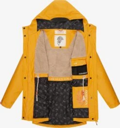 Navahoo Manteaux De Pluie Manteau Mi-saison Rainy Forest Femme Jaune -Navahoo Soldes fed97dc785303458de91196d723098e6