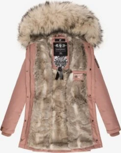 Navahoo Parkas Parka D’hiver Cristal Femme Rose Foncé -Navahoo Soldes ffc61e1fe46e853a03d2e74efb7d2a60